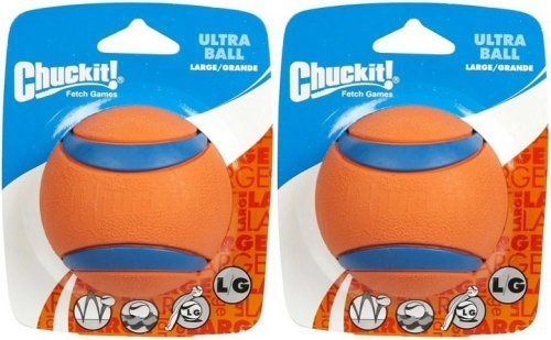 Chuckit Ball Ultra Ball Large (juego De 2), Juguete Para Per