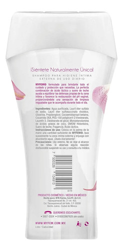 Shampoo Íntimo Myfem Paquete De 6