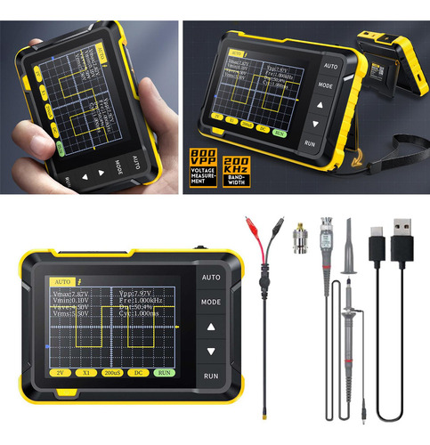 // Osciloscópio Digital Osciloscópio Multímetro 200 Khz