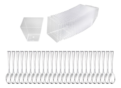 25 Tazas De Postre, Cuencos Para Servir, Tazas Pequeñas