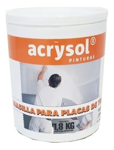 Masilla Para Placas De Yeso Acrysol - 1,8 Kg 