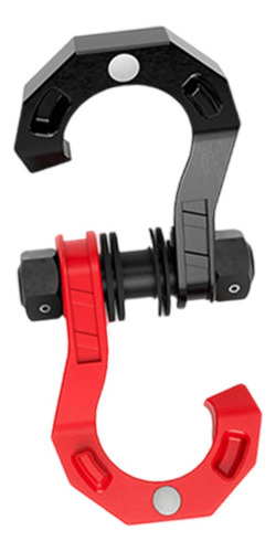 Manilha Dividida Com Anel D, Manilha Preto Vermelho