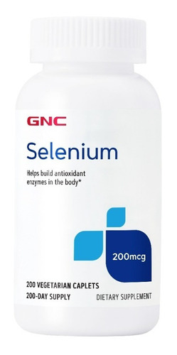 Gnc Selenium 200 Mcg - 200 Comprimidos Vegetarianos