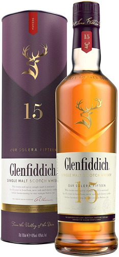 Whisky Glenfiddich 15 Años - mL a $380