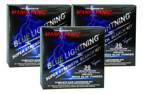 Manic Panic Kit De Blanqueador Con Rayos Azules De 30 Volúme