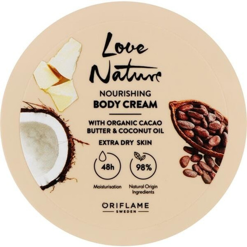 Crema Nutritiva Para Cuerpo Con Cacao Y Aceite De Coco