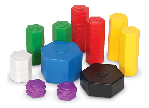 Juego De 58 Pesas Métricas De Learning Resources, 1 G