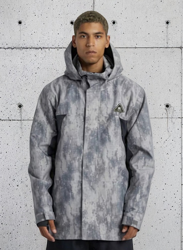 Campera Dc Snow Command 45k (xsss) Gris Oscuro M Lisa