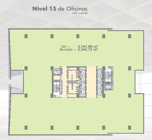 Imagen 14 de 21 de Oficina, Santa Fe, Park Plaza 958.6m2 , $485.061.60