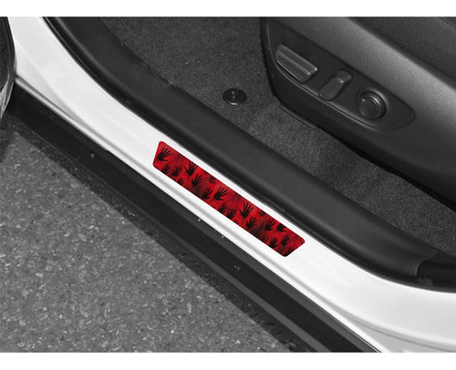 Cinta Protectora Embellecedora Estribos De Auto Halloween