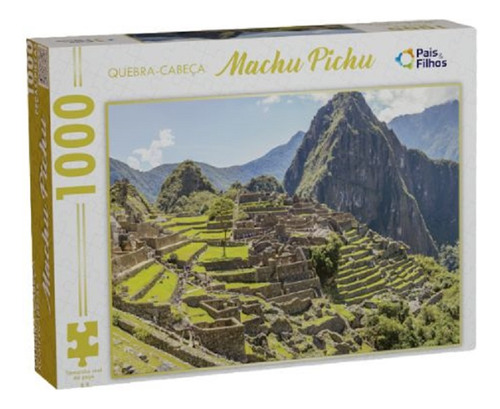 Quebra-cabeça 1000 Peças Machu Picchu - Pais E Filhos