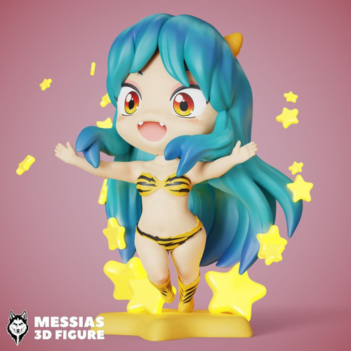 Archivo Stl Impresión 3d - Urusei Yatsura - Chibi - Messias