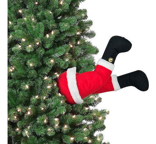 Yo Adornos Para Árbol De Navidad Con Patas De Elfo De Papá