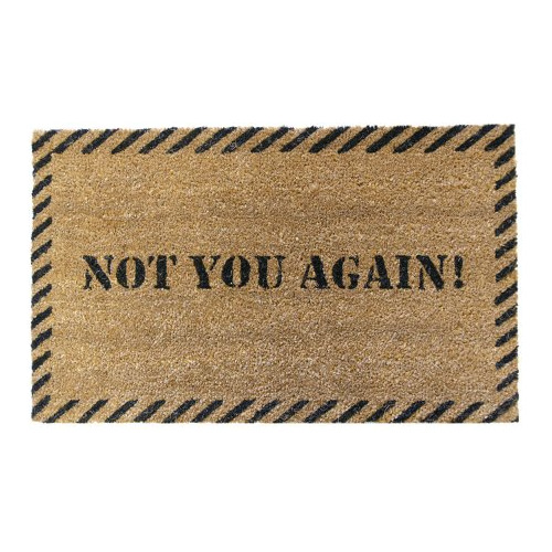 Tapete Antideslizante  Not You Again , 18 X 30 Pulgadas