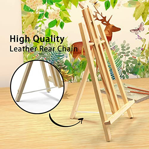 12 Pack 11.8 Tabletop Easel, Portable A-frame TriPod W...