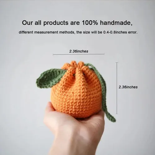 Bolsa De Almacenaje Pequeña Con Forma De Mandarina,...