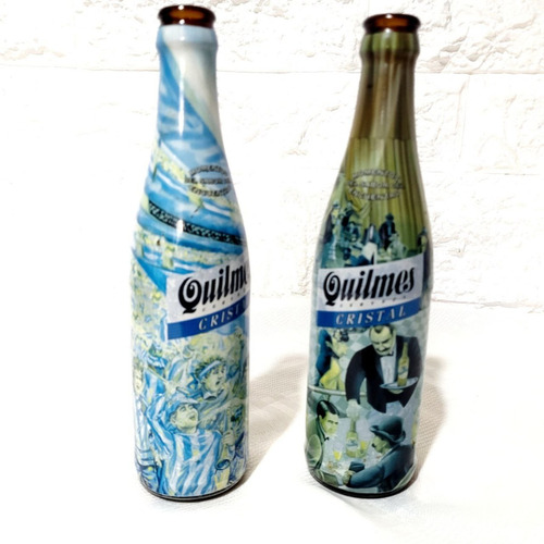 Quilmes Botellas Colección X 330 Cc Set 2 Villa Urquiza