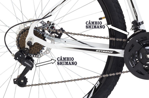 Imagem 5 de 5 de Bicicleta Sutton Extreme Aro 29 Disco 21v Câmbio Shimano