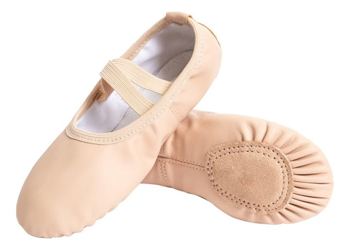 Zapatillas De Ballet En Suave Piel De Pu Para Niños, Niñas