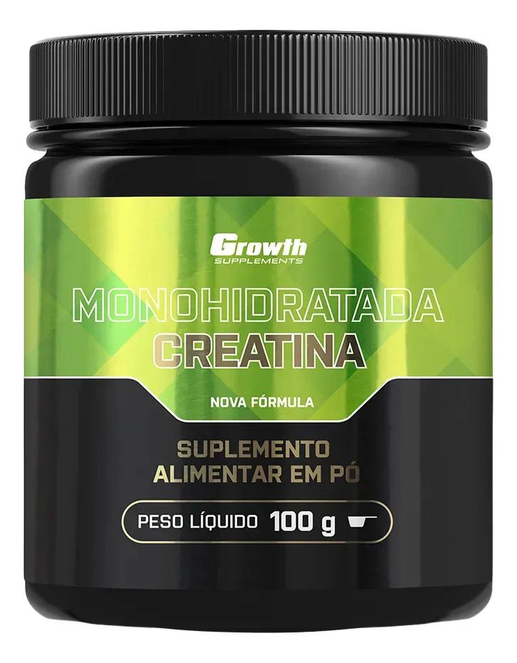 Creatina Monohidratada 100g Growth Supplements - Sem Sabor em Pó