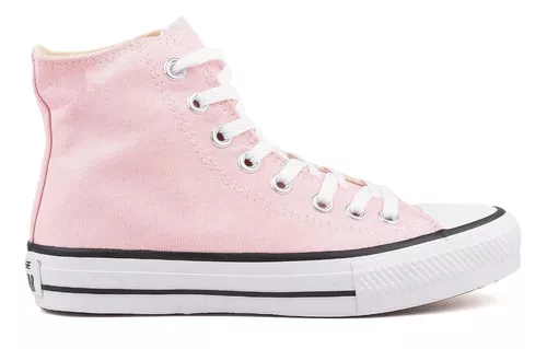 Tênis Converse All Star Cano Alto Rosa Bebê