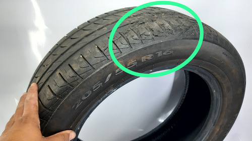 Pneu Pirelli 205/55 16 Cinturato P1 Plus C/ Detalhes Leia (Usado)