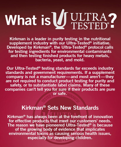 Kirkman Multivitamínico Sin Vitaminas A Y D 180 Cápsulas