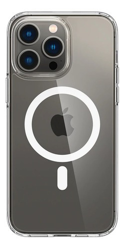Funda Spigen Ultra Hybrid Magfit para iPhone 14 Pro Max (6.7), color transparente/blanco