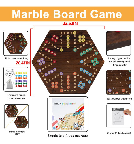 Juego De Mesa Aggravation Extra Grande Wahoo, 4-6 Jugadores