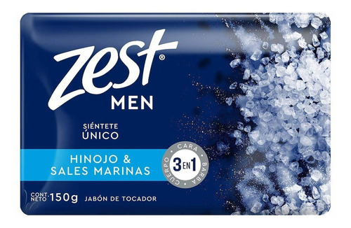 Jabón En Barra Zest For Men 150g