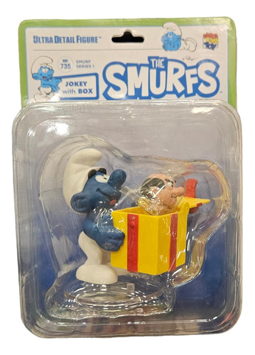 The Smurfs Los Pitufos Jokey With Box Medicom Toy