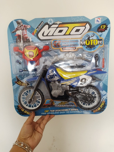 Motocicleta Didáctica Armable Para Niños Con Herramientas 