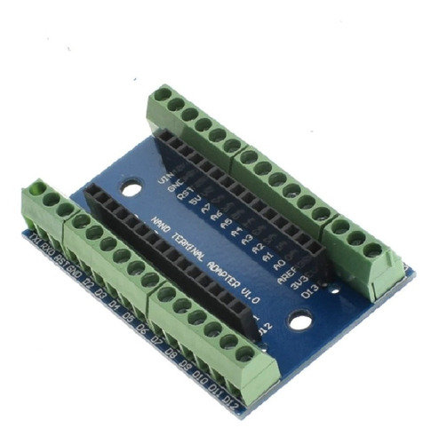 Base Shield Arduino Nano Clema Bornera Con Tornillos