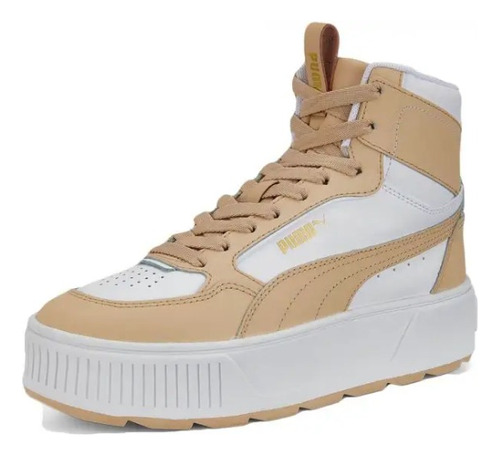 Tenis Puma Karmen Rebelle Beige Mujer Vx