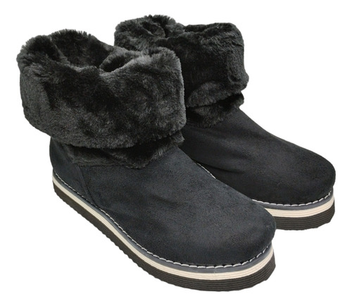 Pantubotas Mujer Invierno Moda Botas Peluche Corderito
