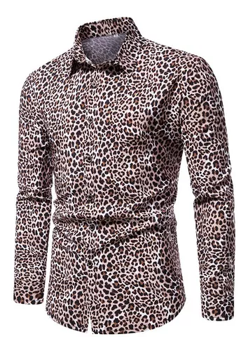 Camisa Leopardo Hombre 📦