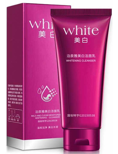 Jabón Facial White Aclarador Con Antioxidantes Bioaqua