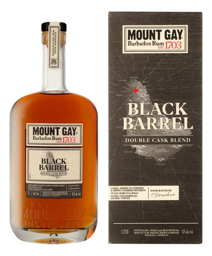 Ron Mount Gay Black Barrel 1 Litro - Oferta