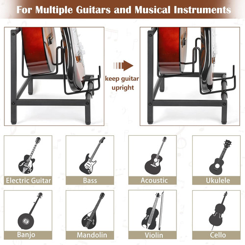 Soporte De Guitarra Bikoney De 4 Niveles Para Guitarra Acúst