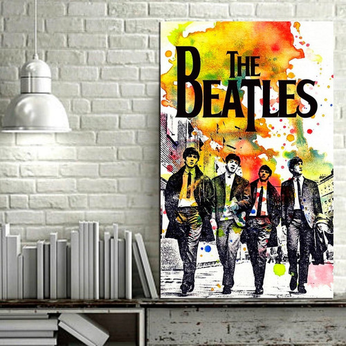 Cuadro Decorativo Musica The Beatles (80x50 Cm)