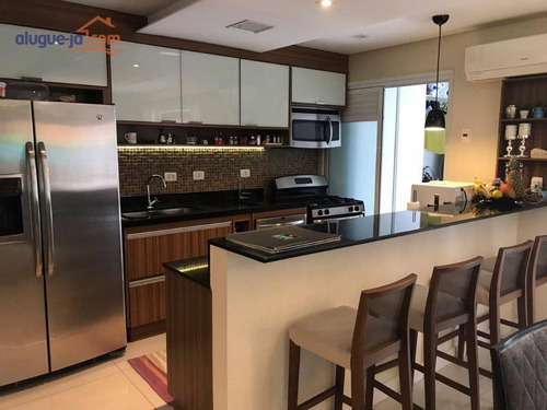 Apartamento House Garden Semi Mobiliado No Brooklin Novo - Ap11145