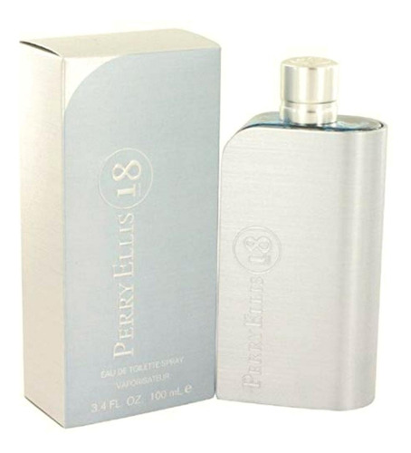 Perry Ellis 18 By Perry Ellis For Men 3.4 Ounce Edt Spray