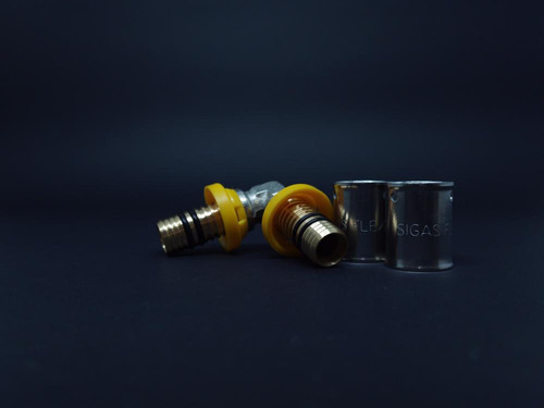 Codo para prensado de gas, tubo de prensado Pex de 16 mm x 16 mm