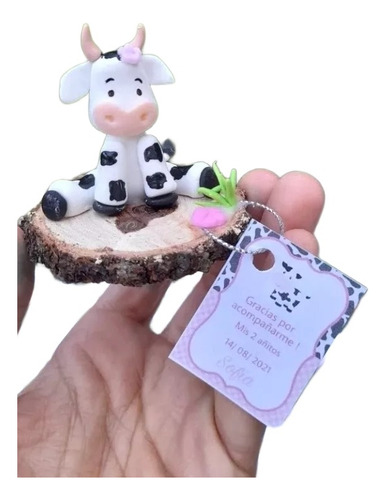 Souvenirs En Porcelana Fria Vaca , Animalitos De La Granja
