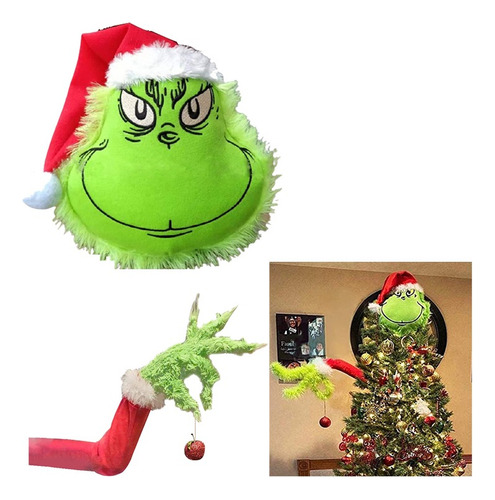 Grinch Christmas Tree Geek Peluche Ladrón De Navidad