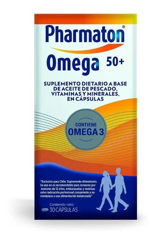 Pharmaton Omega 50+ Suplemento Dietario X 30 Capsulas