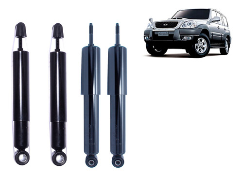 Kit Amortiguador Para Hyundai Terracan 2001 2007 Del + Tras