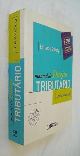 Livro - Manual De Direito Tributário - Eduardo Sabbag