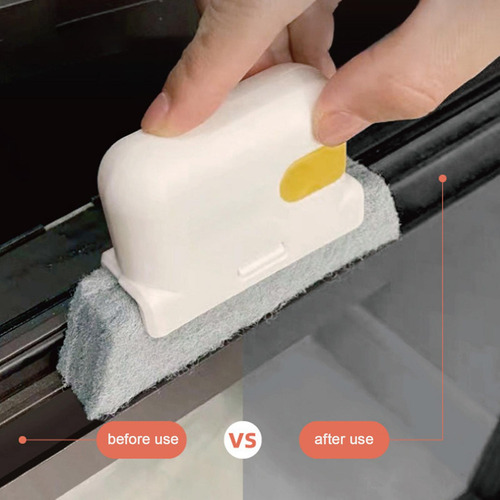 2 Cepillo De Limpieza De Ranuras De Ventanas Para El
