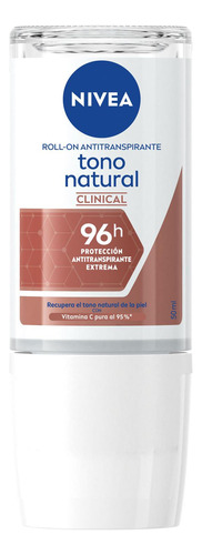 Nivea Desodorante Clinical Tono Natural Roll-on X 50 Ml